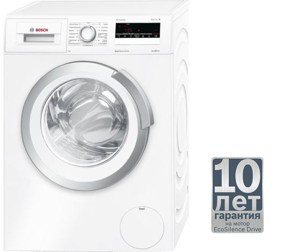 Стиральная машина BOSCH WLN24241OE, фронтальная загрузка, белый Стиральная машина BOSCH WLN24241OE, фронтальная загрузка, белыйСтиральные машины<br>тип загрузки: фронтальная, максимальная загрузка: 7кг, отжим: 1200об/мин, класс стирки: A, класс отжима: B, дисплей, защита от протечек, защита от детей, цвет: белый<br><br>Цвет: белый