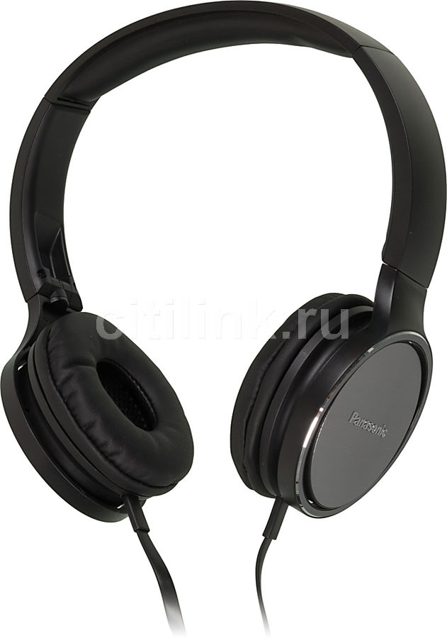 Наушники PANASONIC RP-HF500MGCK, накладные, черный, проводные Наушники PANASONIC RP-HF500MGCK, накладные, черный, проводныеНаушники<br>тип соединения: проводные; акустический тип: закрытые; тип амбушюр: накладные<br><br>Цвет: черный