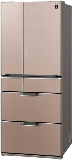 Холодильник SHARP SJ-GF60AT, четырехкамерный, карамельный жемчуг Холодильник SHARP SJ-GF60AT, четырехкамерный, карамельный жемчугХолодильники<br>количество камер: четырехкамерный; расположение морозильной камеры- снизу (French Door), размораживание морозильной камеры- No Frost, общий объем 483л, объем холодильной камеры 257л, объем морозильной камеры 83л, зона свежести, защита от детей, цвет: карамельный жемчуг<br><br>Цвет: карамельный жемчуг/стекло