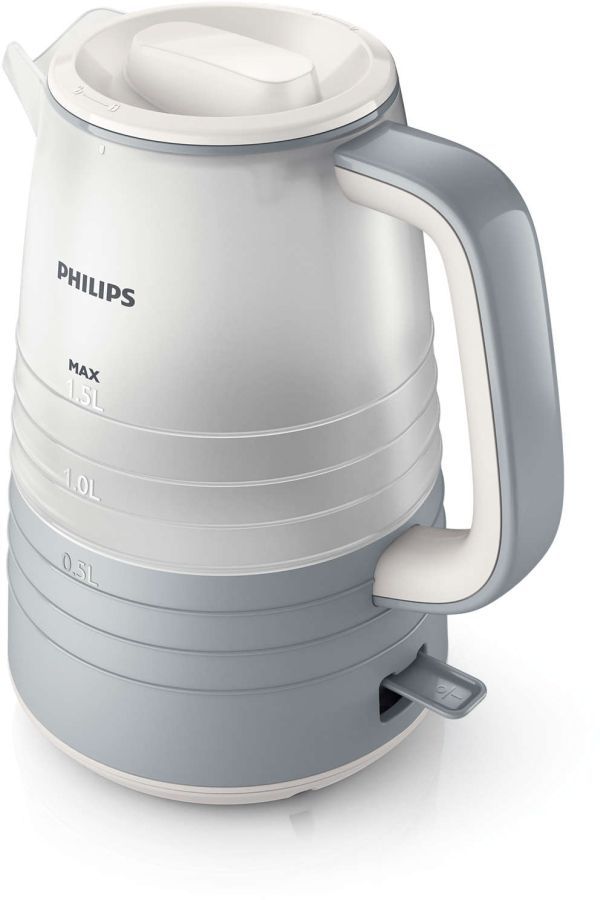 Чайник электрический PHILIPS HD9335/31, 2200Вт, серый и белый Чайник электрический PHILIPS HD9335/31, 2200Вт, серый и белыйЧайники электрические<br>мощность - 2200Вт; объем - 1.5л; корпус - пластик; блокировка крышки; цвет - серый<br><br>Цвет: серый