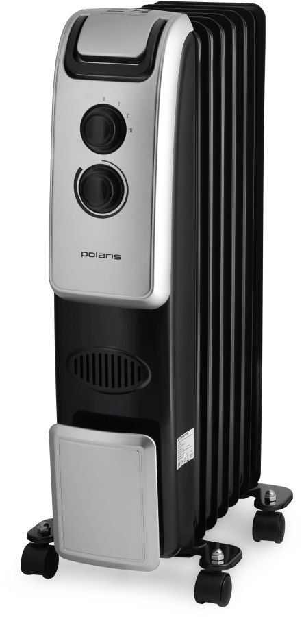 Масляный радиатор POLARIS PRE B 0920, 2000Вт, черный Масляный радиатор POLARIS PRE B 0920, 2000Вт, черныйМасляные радиаторы<br>мощность 2000Вт; количество секций: 9; площадь обогрева: до 20 кв.м; управление: механическое; встроенный термостат; выключение при перегреве; отсек для сетевого шнура; ручка для перемещения; регулировка мощности; цвет: черный<br><br>Цвет: черный