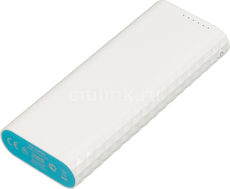 Внешний аккумулятор TP-LINK TL-PB15600, 15600мAч, белый Внешний аккумулятор TP-LINK TL-PB15600, 15600мAч, белыйВнешние аккумуляторы<br>TL-PB15600 обладает внушительным объёмом в 15600 мАч. Большой объём аккумулятора и высокая эффективность зарядки обеспечат больше энергии и большее число зарядок для всех ваших устройств. TL-PB15600 обеспечивает достаточно энергии для большинства условий, в том числе для долгого путешествия.<br><br>Цвет: белый