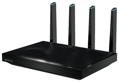 Беспроводной роутер NETGEAR R8500-100PES, черный Беспроводной роутер NETGEAR R8500-100PES, черныйМаршрутизаторы<br>WiFi-роутер NetGear R8500 - это новая эпоха в WiFi. Благодаря поддержке трёх частотных диапазонов WiFi и четырех одновременных потоков общая скорость X8 может достигать 5,3 Гбит/с. Сочетание четырех активных внешних и четырёх внутренних антенн позволяют расширить зону покрытия WiFi.<br><br>Цвет: черный
