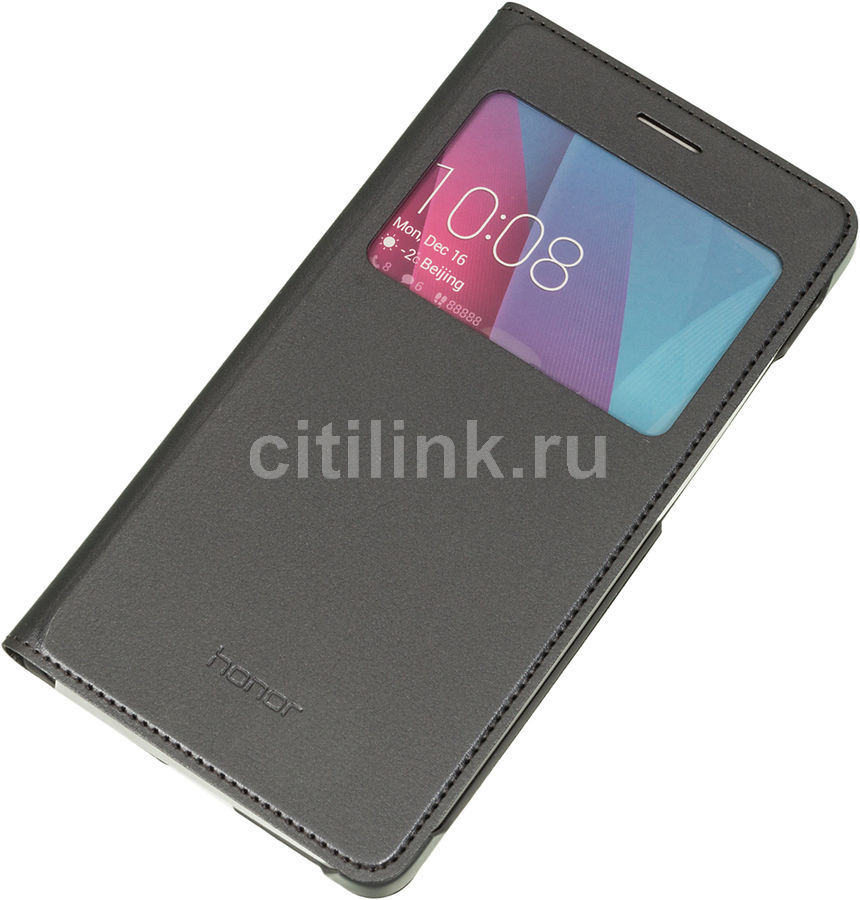 Чехол (флип-кейс) HONOR Smart Cover, для Huawei Honor 5X, серый [51991325]