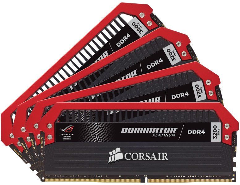 Модуль памяти CORSAIR DOMINATOR PLATINUM CMD32GX4M4C3200C16 DDR4 - 4x 8Гб 3200, DIMM, Ret Модуль памяти CORSAIR DOMINATOR PLATINUM CMD32GX4M4C3200C16 DDR4 - 4x 8Гб 3200, DIMM, RetМодули памяти<br>288-pin; частота: 3200; латентность: CL16; форм-фактор: DIMM; комплект модулей для идеальной совместной работы, оснащается радиатором для эффективного охлаждения, тип поставки: Ret<br><br>Линейка: DOMINATOR PLATINUM