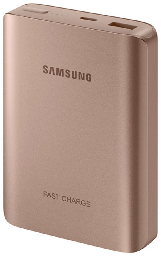 Внешний аккумулятор SAMSUNG EB-PN930CZRGRU, 10200мAч, розовое золото Внешний аккумулятор SAMSUNG EB-PN930CZRGRU, 10200мAч, розовое золотоВнешние аккумуляторы<br>Металлический корпус, USB-порт для зарядки мобильных устройств, USB Type-C разъём для зарядки внешнего аккумулятора, переходник microUSB-USB Type-C в комплекте, LED-индикация уровня заряда, поддержка функций быстрой зарядки встроенного аккумулятора и аккумулятора мобильного устройства Adaptive Fast<br><br>Цвет: розовое золото