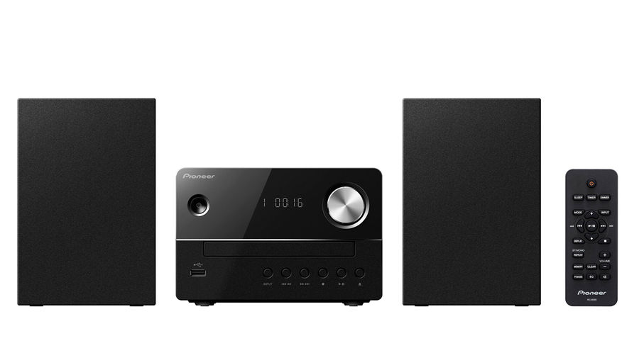 Музыкальный центр PIONEER X-EM16-B, черный Музыкальный центр PIONEER X-EM16-B, черныйМузыкальные центры<br>мощность: 10Вт, поддержка CD, эквалайзер, интерфейс USB, пульт ДУ<br><br>Цвет: черный