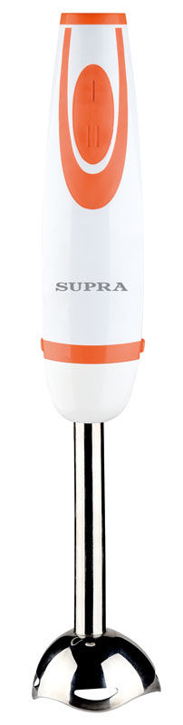 Блендер SUPRA HBS-730, погружной, оранжевый Блендер SUPRA HBS-730, погружной, оранжевыйБлендеры<br>тип: погружной, мощность: 700Вт, скоростей/режимов - 2, импульсный режим, рабочая поверхность - нержавеющая сталь, цвет: оранжевый<br><br>Цвет: оранжевый
