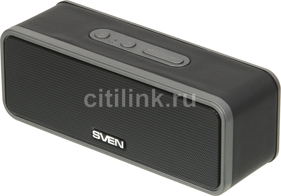 Портативная колонка SVEN PS-170BL, 10Вт, черный Портативная колонка SVEN PS-170BL, 10Вт, черныйПортативные колонки<br>подключение: Bluetooth/3.5Jack; радиус действия, до: 10м; акустический тип: 2.0; мощность: 10Вт<br><br>Цвет: черный