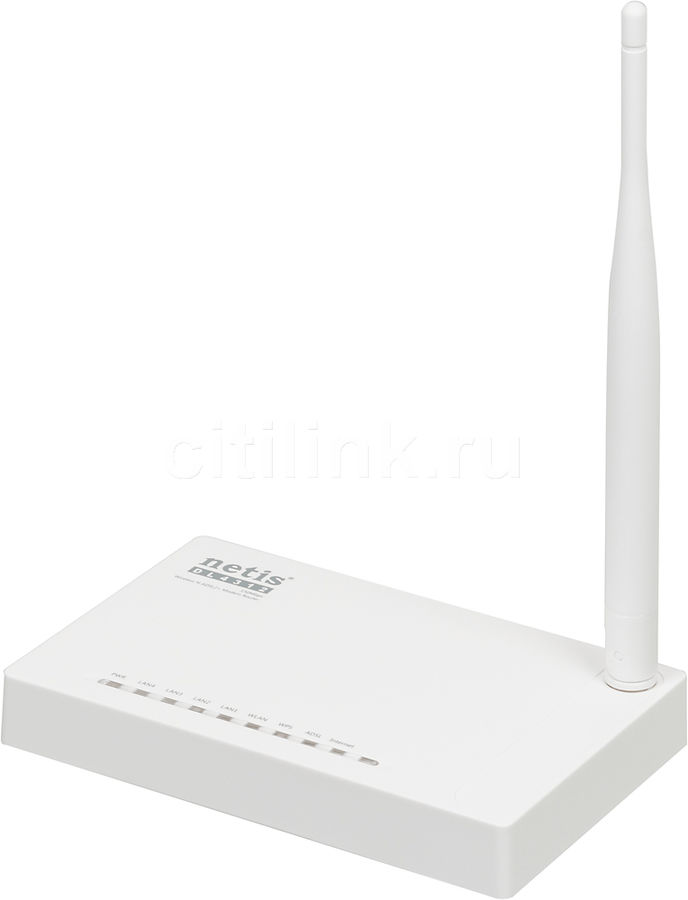 Беспроводной маршрутизатор NETIS DL4312, ADSL 2/2+, белый Беспроводной маршрутизатор NETIS DL4312, ADSL 2/2+, белыйМаршрутизаторы<br>DL4312-это высокоскоростной модем ADSL2+, маршрутизатор NAT (4 порта) и беспроводная точка доступа серии N в одном устройстве. Стандарт ADSL2/2+ обеспечивает высокоскоростной доступ в Интернет со скоростью входящего трафика до 24 Мбит/с.<br><br>Цвет: белый