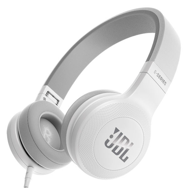 Гарнитура JBL JBLE35WHT, накладные, белый, проводные Гарнитура JBL JBLE35WHT, накладные, белый, проводныеНаушники<br>тип соединения: проводные; акустический тип: закрытые; тип амбушюр: накладные<br><br>Цвет: белый