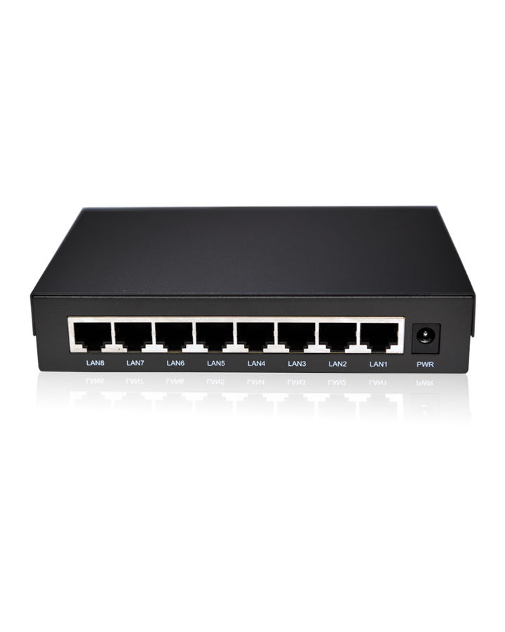 Коммутатор NETIS ST3108GM Коммутатор NETIS ST3108GMКоммутаторы<br>неуправляемый, настольный, порты 1000Base-T(Gigabit Ethernet): 8 шт.<br>