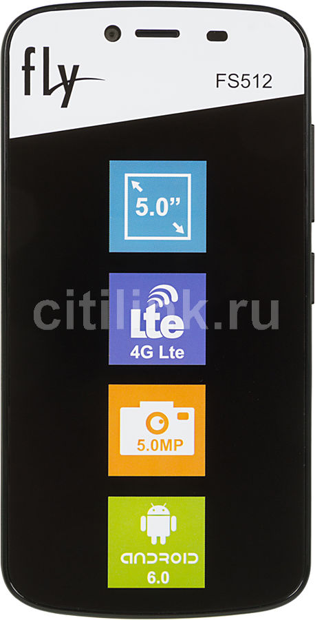 Смартфон FLY Nimbus 10 FS512, черный
