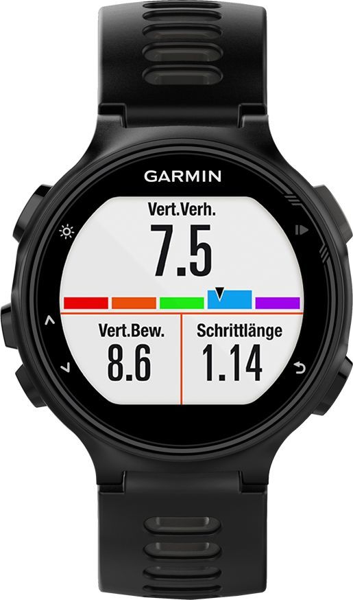 Смарт-часы GARMIN Forerunner 735XT, 1.23&quot;, черный / серый [010-01614-06]