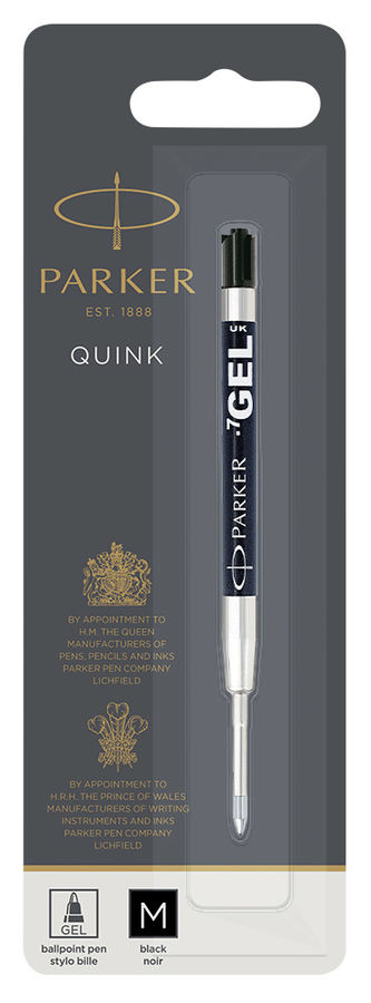 Стержень гелевый Parker Quink GEL Z05 (1950344) M черный чернила для ручек шариковых блистер Стержень гелевый Parker Quink GEL Z05 (1950344) M черный чернила для ручек шариковых блистерРасходные материалы Премиум<br>тип стержня: гелевый; цвет чернил: черный; размер пишущего узла: средний (M)<br>