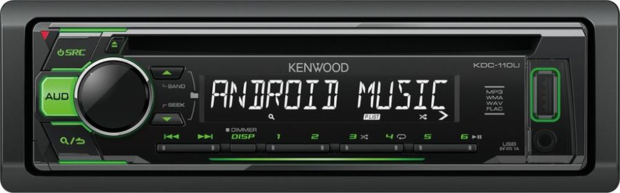 Автомагнитола KENWOOD KDC-110UG, USB Автомагнитола KENWOOD KDC-110UG, USBАвтомагнитолы<br>типоразмер: 1 din, CD, USB-порт: фронтальный<br><br>Цвет: черный