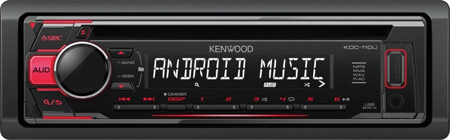 Автомагнитола KENWOOD KDC-110UR, USB Автомагнитола KENWOOD KDC-110UR, USBАвтомагнитолы<br>типоразмер: 1 din, CD, USB-порт: фронтальный<br><br>Цвет: черный