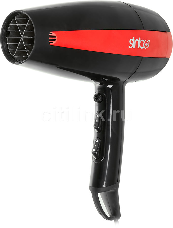 Фен SINBO SHD 7056, 2000Вт, черный и красный Фен SINBO SHD 7056, 2000Вт, черный и красныйФены<br>Мощный фен с двумя скоростными и тремя температурными режимами. Вы можете подобрать оптимальный для своего типа волос. Функция подачи холодного воздуха и две насадки помогут при создании прически. Съемная крышка фильтра удобна при уходе за прибором.<br><br>Цвет: черный и красный