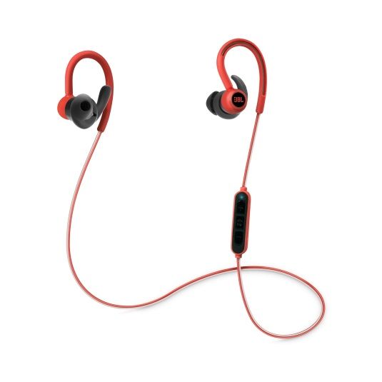Гарнитура JBL Reflect Contour, вкладыши, красный, беспроводные bluetooth Гарнитура JBL Reflect Contour, вкладыши, красный, беспроводные bluetoothНаушники<br>Беспроводные спортивные наушники с надежной посадкой. Два аккумулятора обеспечивают до 8 часов непрерывного воспроизведения аудио, чего достаточно даже для нескольких тренировок. Светоотражающие кабели - предназначены для хорошей видимости в темное время суток.<br><br>Цвет: красный