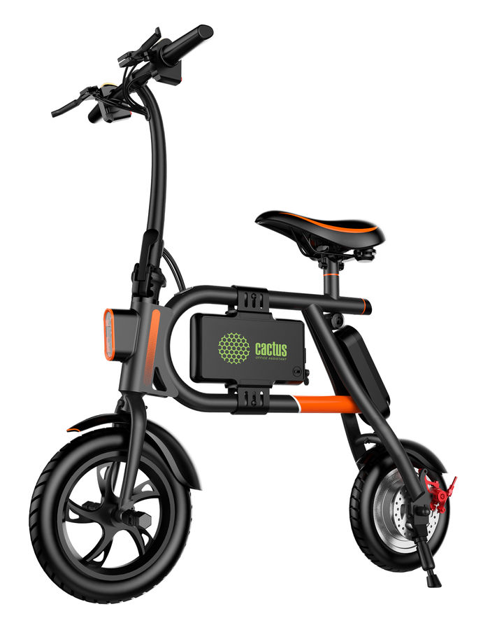 Электробайк CACTUS CS-EBIKE-P1_BK, 4400mAh, черный Электробайк CACTUS CS-EBIKE-P1_BK, 4400mAh, черныйЭлектровелосипеды<br>Электробайк от Cactus - это складное инновационное средство передвижения с мощным мотором и стильным внешним видом. Компактный и удобный вид персонального электротранспорта.<br><br>Цвет: черный