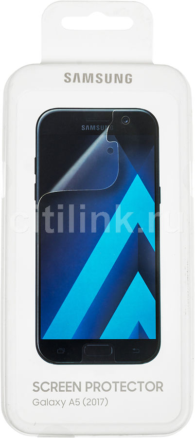 Защитная пленка SAMSUNG ET-FA520CTEGRU для Samsung Galaxy A5 2017, прозрачная, 1 шт Защитная пленка SAMSUNG ET-FA520CTEGRU для Samsung Galaxy A5 2017, прозрачная, 1 штЗащитные пленки и стекла<br>Оригинальная защитная пленка для смартфона Samsung Galaxy A5 2017 убережет дисплей устройства от нежелательных царапин и потертостей. Не снижает чувствительность сенсора и сохраняет яркость цветов.<br>