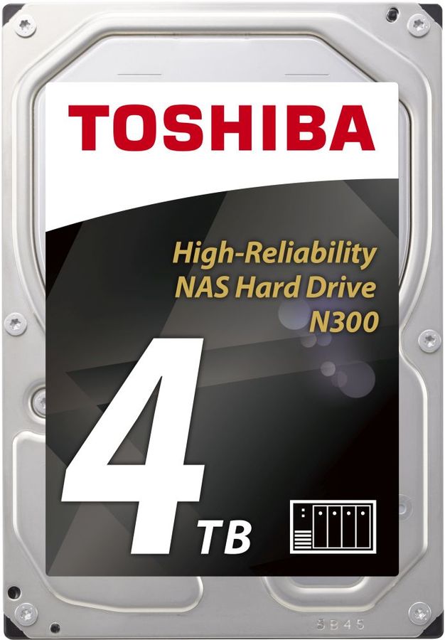 Жесткий диск TOSHIBA N300 HDWQ140UZSVA, 4Тб, HDD, SATA III, 3.5 Жесткий диск TOSHIBA N300 HDWQ140UZSVA, 4Тб, HDD, SATA III, 3.5Жесткие диски<br>форм-фактор 3.5; тип: HDD; интерфейс: SATA III; объём: 4Тб; скорость вращения шпинделя 7200об/мин; буферная память 128Мб<br><br>Линейка: N300