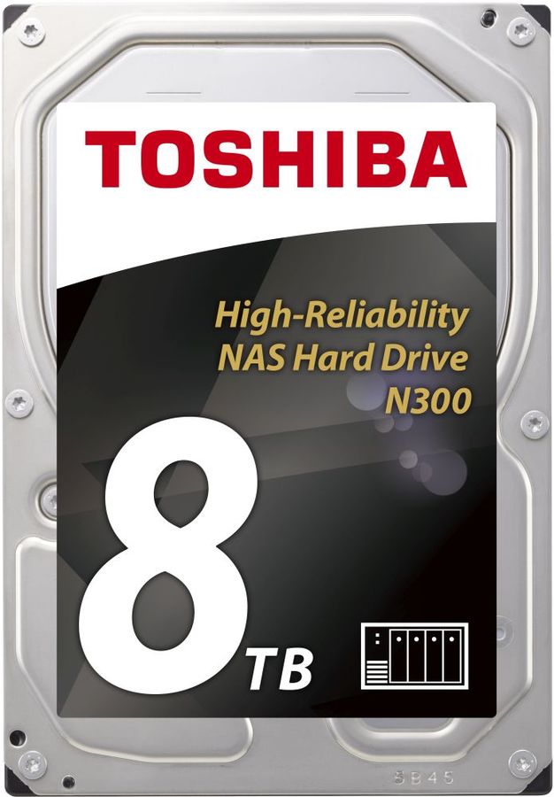Жесткий диск TOSHIBA N300 HDWN180UZSVA, 8Тб, HDD, SATA III, 3.5 Жесткий диск TOSHIBA N300 HDWN180UZSVA, 8Тб, HDD, SATA III, 3.5Жесткие диски<br>форм-фактор 3.5; тип: HDD; интерфейс: SATA III; объём: 8Тб; скорость вращения шпинделя 7200об/мин; буферная память 128Мб<br><br>Линейка: N300