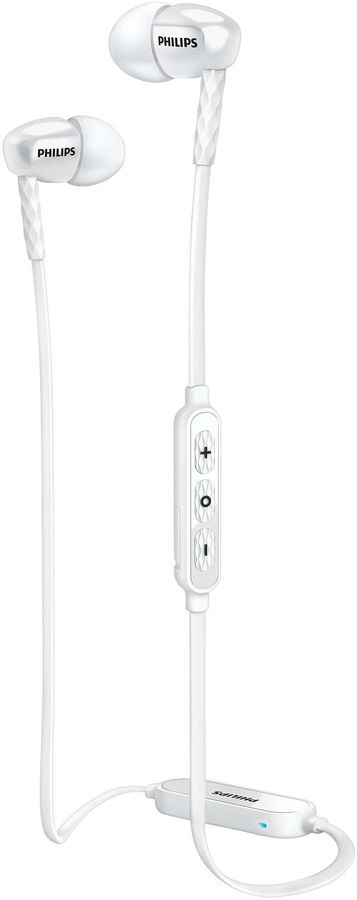 Наушники PHILIPS SHB5850WT/51, вкладыши, белый, беспроводные bluetooth Наушники PHILIPS SHB5850WT/51, вкладыши, белый, беспроводные bluetoothНаушники<br>Компактные наушники Bluetooth SHB5850 оснащены мощными излучателями и обеспечивают до 7 часов беспроводного воспроизведения музыки.<br><br>Цвет: белый