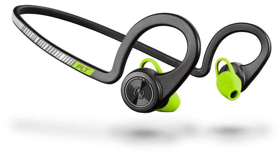 Гарнитура PLANTRONICS BackBeat Fit, вкладыши, черный/зеленый, беспроводные bluetooth Гарнитура PLANTRONICS BackBeat Fit, вкладыши, черный/зеленый, беспроводные bluetoothНаушники<br>Гибкие, прочные и влагозащищенные наушники позволят вам не испытывать дискомфорт и останутся на месте даже во время самых интенсивных тренировок. Открытая конструкция наушников - Слушайте музыку, продолжая следить за происходящим вокруг.<br><br>Цвет: черный/зеленый