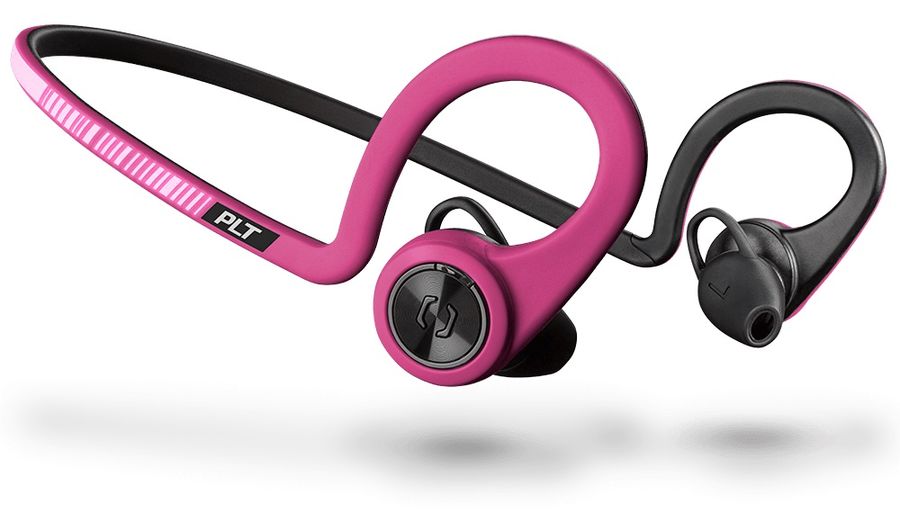 Гарнитура PLANTRONICS BackBeat Fit, вкладыши, розовый/черный, беспроводные bluetooth Гарнитура PLANTRONICS BackBeat Fit, вкладыши, розовый/черный, беспроводные bluetoothНаушники<br>Гибкие, прочные и влагозащищенные наушники позволят вам не испытывать дискомфорт и останутся на месте даже во время самых интенсивных тренировок. Открытая конструкция наушников - Слушайте музыку, продолжая следить за происходящим вокруг.<br><br>Цвет: розовый/черный