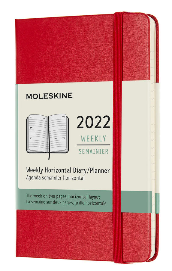 Еженедельник MOLESKINE CLASSIC WKLY POCKET, 144стр., красный Еженедельник MOLESKINE CLASSIC WKLY POCKET, 144стр., красныйЕжедневники и записные книжки<br>В еженедельнике Moleskine формата POCKET каждая неделя представлена на двухстраничном развороте (понедельник, вторник и среда слева, а четверг, пятница и суббота с воскресеньем справа). Такой формат идеально подойдет тем, кто хочет иметь возможность оценить неделю с одного взгляда<br><br>Цвет: красный