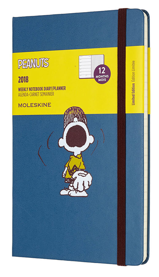 Еженедельник MOLESKINE PEANUTS WKNT LE, 144стр., синий Еженедельник MOLESKINE PEANUTS WKNT LE, 144стр., синийЕжедневники и записные книжки<br>закрытие обложки: фиксирующая резинка; кармашек; закладка<br><br>Цвет: синий