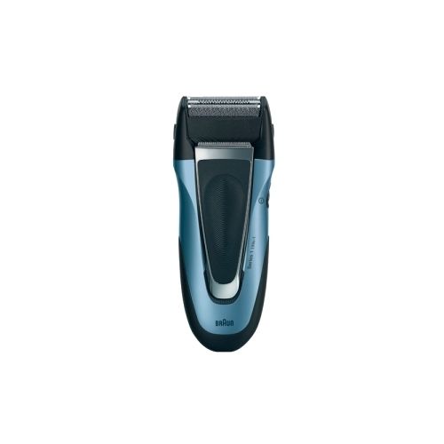 Электробритва BRAUN Series 1 199S-1, черный и синий Электробритва BRAUN Series 1 199S-1, черный и синийЭлектробритвы<br>сетчатая, количество бритвенных головок 3шт, триммер, промывка ножей под водой, питание от сети и аккумулятора, цвет черный и синий<br><br>Линейка: Series 1<br>Цвет: черный и синий