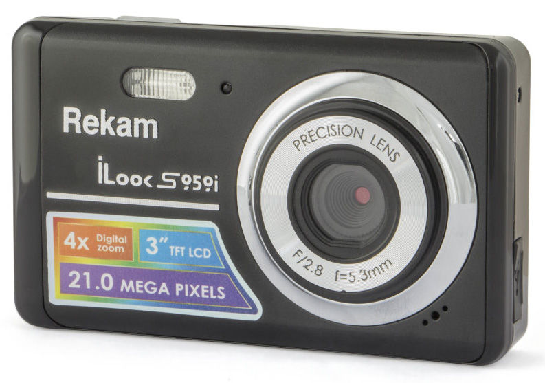 Цифровой фотоаппарат REKAM iLook S959i, темно-серый Цифровой фотоаппарат REKAM iLook S959i, темно-серыйЦифровые фотоаппараты<br>матрица - 21Мп CMOS, ЖК-дисплей 3, стабилизатор изображения электронный; запись видео 720p; тонкий и легкий, цвет - темно-серый<br><br>Линейка: iLook<br>Цвет: темно-серый