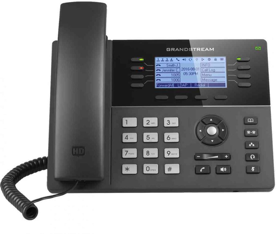 IP телефон GRANDSTREAM GXP-1780 IP телефон GRANDSTREAM GXP-1780IP-телефоны<br>дисплей: монохромный; питание: сетевой адаптер/PoE; цвет: черный<br><br>Цвет: черный