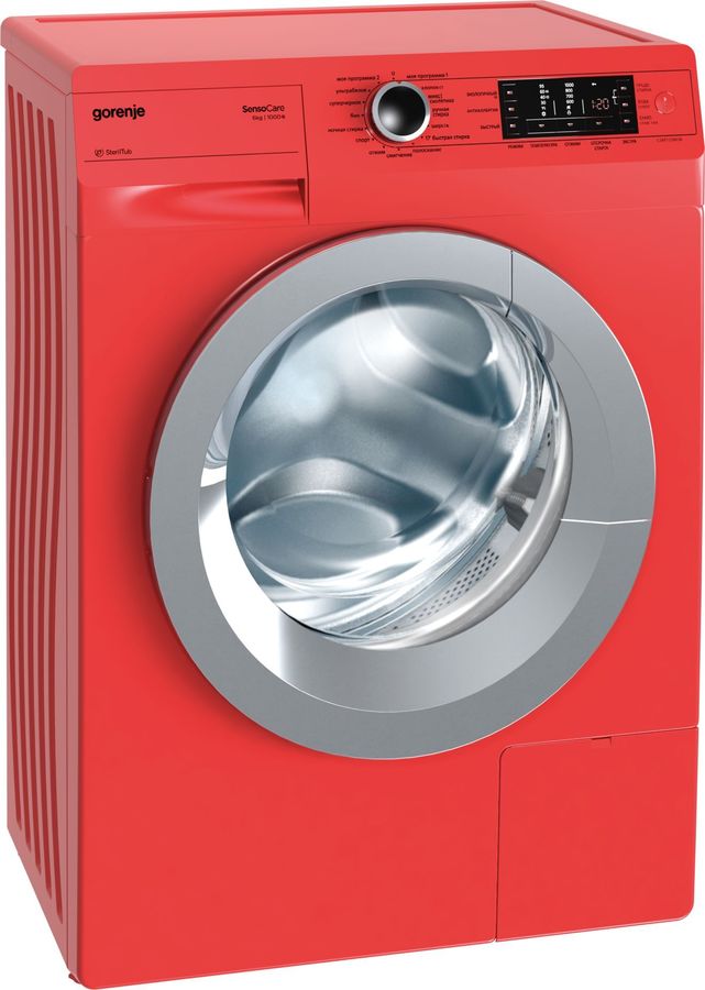 Стиральная машина GORENJE W65FZ23R/S, фронтальная загрузка, красный Стиральная машина GORENJE W65FZ23R/S, фронтальная загрузка, красныйСтиральные машины<br>тип загрузки: фронтальная, максимальная загрузка: 6кг, отжим: 1000об/мин, класс стирки: A, класс отжима: B, дисплей, защита от детей, цвет: красный<br><br>Цвет: красный