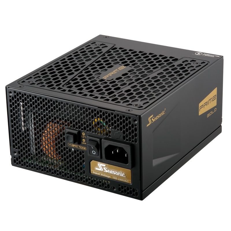 Блок питания SEASONIC PRIME GOLD SSR-850GD, 850Вт, 135мм, черный, retail Блок питания SEASONIC PRIME GOLD SSR-850GD, 850Вт, 135мм, черный, retailБлоки питания<br>АТХ12V; размер вентилятора 135мм; мощность: 850Вт; стандарт 80 PLUS GOLD; питание MB и CPU: 24+4+4 pin; питание видеокарты: 6х(6+2) pin; разъемы Molex: 5шт; разъемы SATA: 10шт; отсоединяющиеся кабели; cетевой кабель в комплекте; цвет: черный; тип поставки Ret<br><br>Цвет: черный
