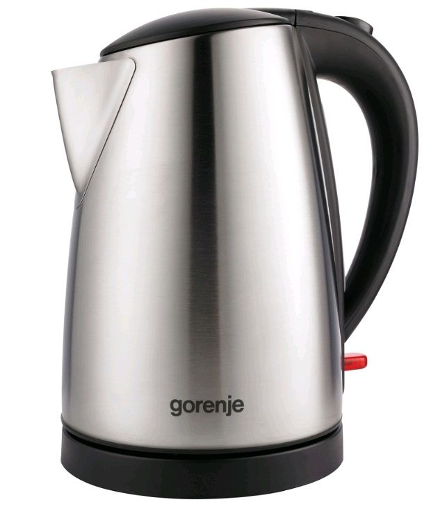 Чайник электрический GORENJE K17FE, 2200Вт, серебристый матовый Чайник электрический GORENJE K17FE, 2200Вт, серебристый матовыйЧайники электрические<br>мощность - 2200Вт; объем - 1.7л; корпус - металл/пластик; фильтр от накипи, цвет - серебристый матовый<br><br>Цвет: серебристый матовый