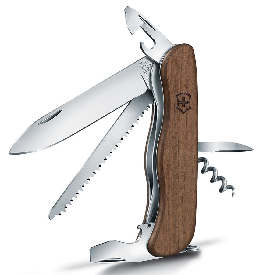 Нож перочинный Victorinox FORESTER WOOD (0.8361.63) 111мм 10функций дерево Нож перочинный Victorinox FORESTER WOOD (0.8361.63) 111мм 10функций деревоНожи перочинные<br>Рукоядка ножа сделана из древесины грецкого ореха и подчеркивает свою близость к природе.<br><br>Цвет: дерево