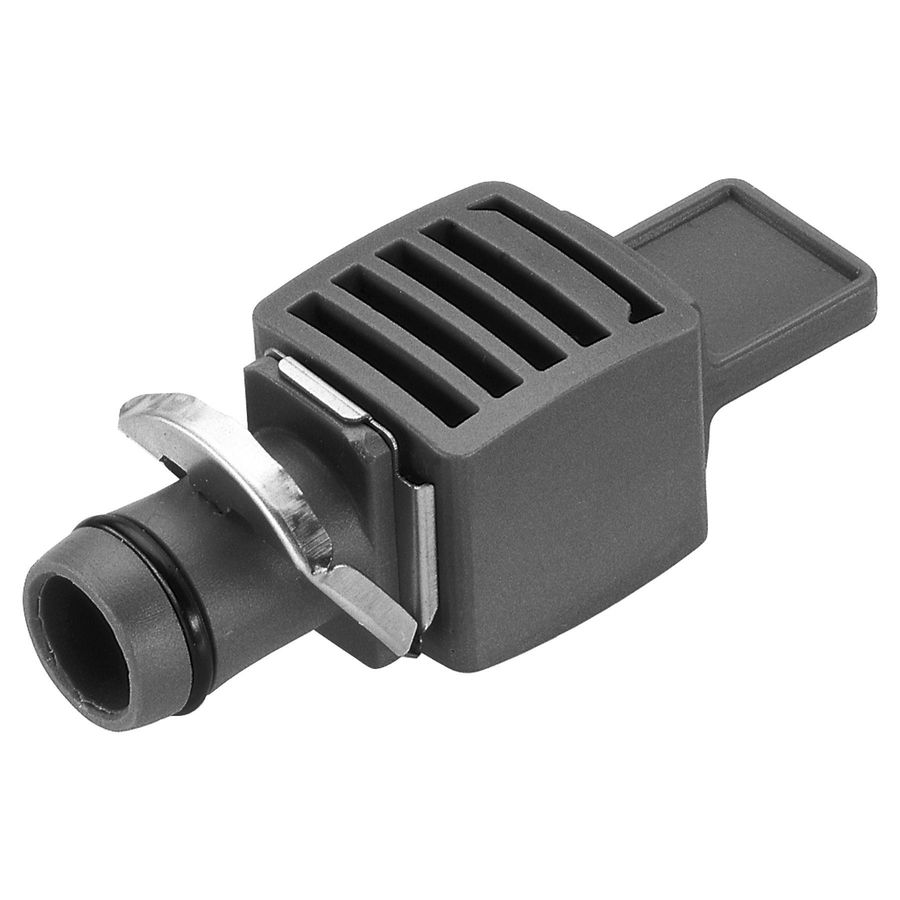 Заглушка Gardena 08324-29.000.00 1/2 Заглушка Gardena 08324-29.000.00 1/2Поливочное оборудование<br>Заглушка GARDENA является элементом системы микрокапельного полива GARDENA Micro-Drip-System и предназначена для закрытия магистрального канала. Благодаря патентованной технологии быстрого подсоединения Quick & Easy, установка заглушки чрезвычайно проста. В комплект поставки входят пять заглушек.<br>