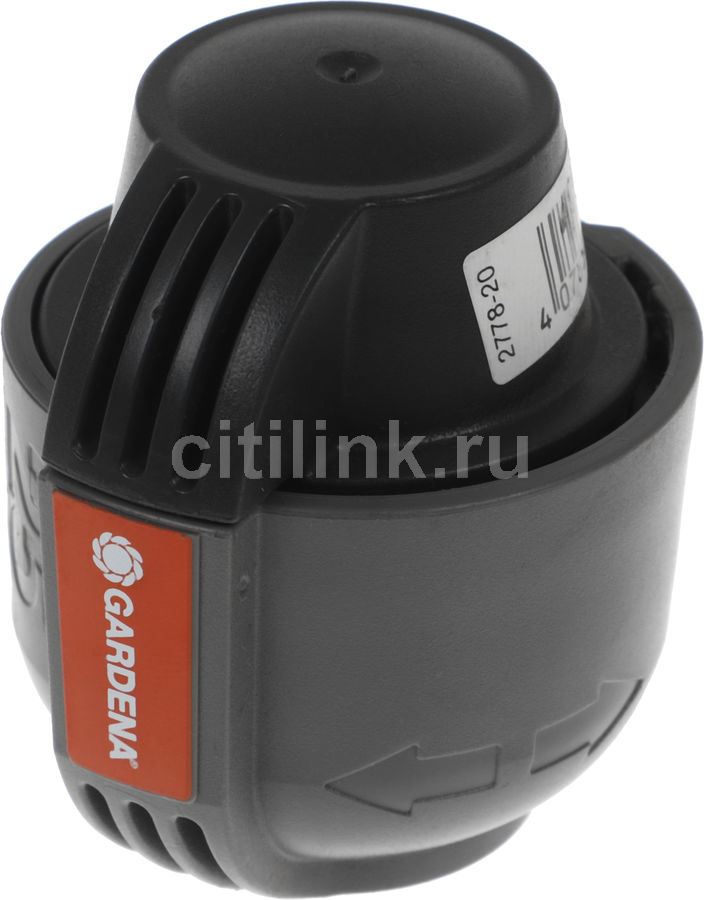 Заглушка Gardena 02778-20.000.00 Заглушка Gardena 02778-20.000.00Поливочное оборудование<br>Заглушка GARDENA 25 мм, входящая в систему дождевания GARDENA Sprinklersystem, предназначена для замыкания подающего шланга. Благодаря запатентованной технологии простого соединения Quick & Easy соединение/разъединение труб осуществляется без инструментов, поворотом резьбового фитинга на 140°.<br>
