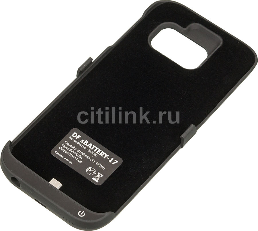 Внешний мод батарея DF SBATTERY-17 для Samsung Galaxy S7 3100mAh microUSB черный Внешний мод батарея DF SBATTERY-17 для Samsung Galaxy S7 3100mAh microUSB черныйВнешние моды для смартфонов<br>С помощью аккумулятора-чехла DF sBattery-17 Вы сможете продлить жизнь Вашего устройства в два-три раза дольше! Вам не придется переживать о том, что в самый необходимый момент Вы не сможете сделать важный звонок или проверить почту.<br><br>Цвет: черный