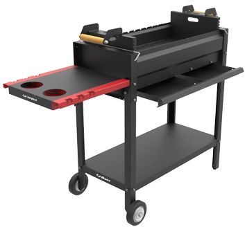 Мангал Grillver Редлайнер Комфорт Лифт Эйр (М10.К300) разборный на подставке Мангал Grillver Редлайнер Комфорт Лифт Эйр (М10.К300) разборный на подставкеГрили, мангалы, коптильни<br>5 положений угольного лотка по высоте от 90 до 150 мм с шагом 15 мм. Перфорированное дно угольного лотка. Два независимых закрываемых поддувала с зольными ящиками. Фигурные пазы для шампуров (12 шт). Боковой столик, складывающийся для более компактного хранения.Рукоятка, экранированная от топки.<br><br>Материал: Сталь