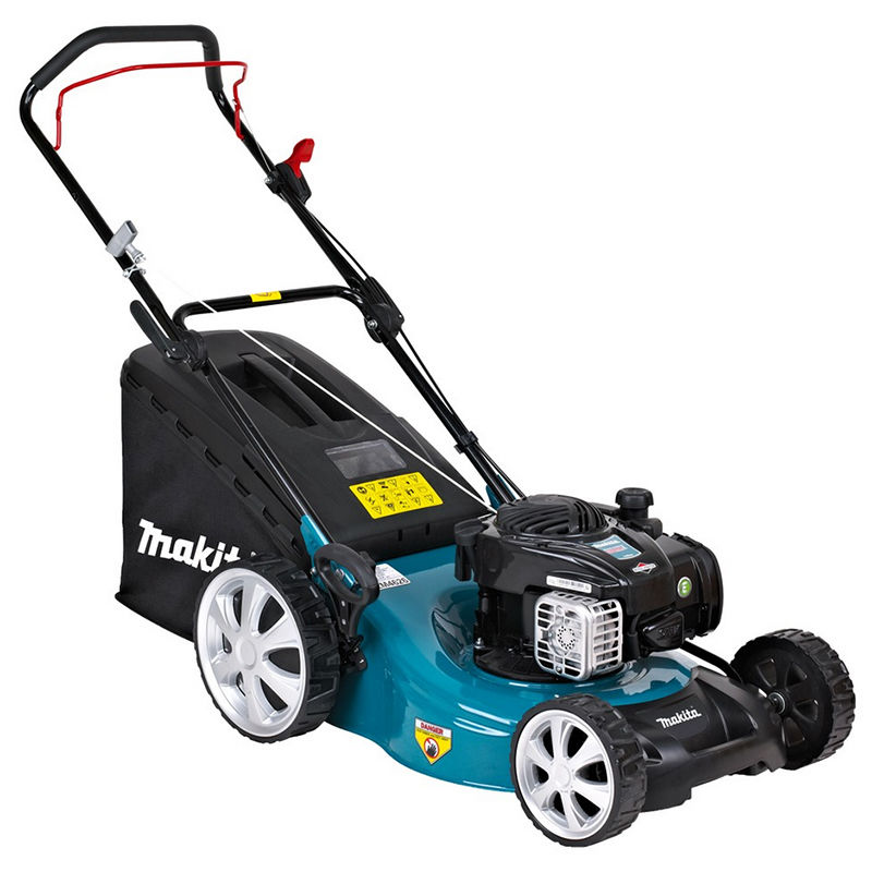 Газонокосилка роторная MAKITA PLM4626N Газонокосилка роторная MAKITA PLM4626NГазонокосилки<br>электропитание: без электропитания; мощность: 1940Вт; режущая система: нож; ширина скашивания: 46см; выброс травы задний выброс, в травосборник; объем травосборника 60л; вес: 28кг<br>
