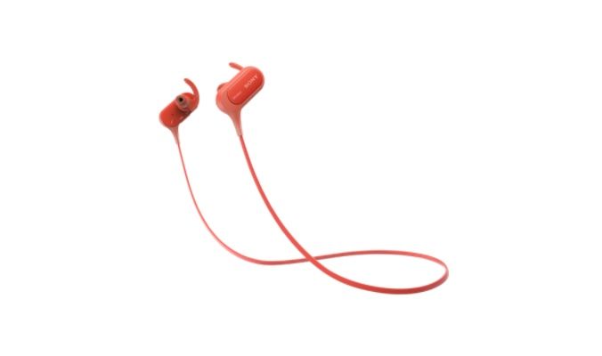 Наушники SONY MDRXB50BSR.E, вкладыши, красный, беспроводные bluetooth Наушники SONY MDRXB50BSR.E, вкладыши, красный, беспроводные bluetoothНаушники<br>Мощные басы, создаваемые технологией EXTRA BASS, будут мотивировать вас работать еще усерднее.<br><br>Цвет: красный