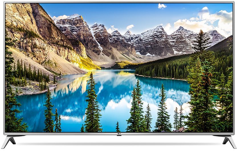 LED телевизор LG 43UJ651V R, 43, Ultra HD 4K (2160p), серебристый led телевизор samsung ue40mu6400uxru r 40 ultra hd 4k 2160p серебристый