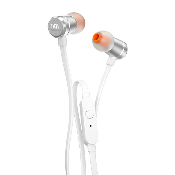 Гарнитура JBL JBLT290SIL, вкладыши, белый/серебристый, проводные Гарнитура JBL JBLT290SIL, вкладыши, белый/серебристый, проводныеНаушники<br>тип соединения: проводные; акустический тип: закрытые; тип амбушюр: вкладыши<br><br>Цвет: белый/серебристый