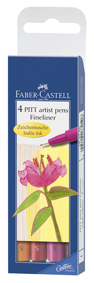 Набор ручек капиллярных Faber-Castell MANGA (167005) 4цв. теплые тона футляр Набор ручек капиллярных Faber-Castell MANGA (167005) 4цв. теплые тона футлярРучки-роллеры<br><br>