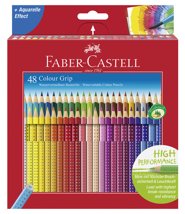Карандаши цветные Faber-Castell GRIP 2001 112449 48цв. карт.кор.подар. Карандаши цветные Faber-Castell GRIP 2001 112449 48цв. карт.кор.подар.Карандаши цветные<br>количество цветов: 48<br>