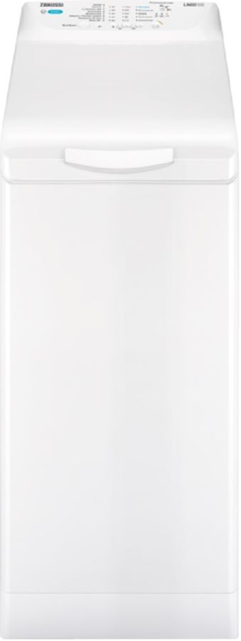 Стиральная машина ZANUSSI ZWY51024WI, вертикальная загрузка, белый Стиральная машина ZANUSSI ZWY51024WI, вертикальная загрузка, белыйСтиральные машины<br>тип загрузки: вертикальная, максимальная загрузка: 5.5кг, отжим: 1000об/мин, класс стирки: A, класс отжима: C, защита от детей, цвет: белый<br><br>Цвет: белый